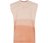 Tanktop KARL KANI "Karl Kani Signature Gradient Sleeveless T-Shirt", Herren, Gr. S, orange, 100% Baumwolle, normal, Tops Tanktop (30247513-S) orange
