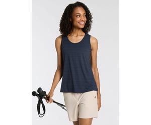 Tanktop KILLTEC "KOS 41 WMN TP", Damen, Gr. 52, blau (nachtblau), Obermaterial: 93% Polyester, 7% Elasthan, Tops Tanktop, für sommerliche Aktivitäten und Wandern, schnelltrocknendes Material (13161909