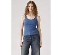 Tanktop LEVI'S "CLASSIC FIT TANK", Damen, Gr. M (38), indigo rib light ind, Rippware, Obermaterial: 100% Baumwolle, unifarben, regular fit normal, Rundhals, Tops (58008565-M) indigo rib light ind