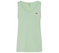 Tanktop LEVI'S "LSE HOUSEMARK TANK", Damen, Gr. XXL, cameo grün, Jersey, Obermaterial: 100% Baumwolle, unifarben, regular fit normal, Rundhals, Tops Tanktop, mit Logo Stickerei (23796824-XXL) cameo gr