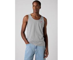 Tanktop LEVI'S "LSE HOUSEMARK TANK", Herren, Gr. M, grau (mid tone grau heather), Jersey, Obermaterial: 100% Baumwolle, meliert, regular fit normal, Rundhals, Tops Tanktop, mit Logo Stickerei (3213016