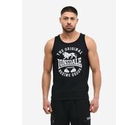 Tanktop LONSDALE "BOWES", Herren, Gr. XXL, schwarz, weiß, Obermaterial: 100% Baumwolle, Tops Tanktop, sportlicher Stil, für Sportmode und Streetwear (62205026-XXL) schwarz, weiß