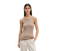 Tanktop MARC O'POLO, Damen, Gr. S, earthy taupe, Jersey, Obermaterial: 100% Baumwolle, regular fit, Rundhals, Tops Tanktop (16457951-S) earthy taupe