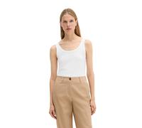 Marc O'Polo Damen Tanktop B01200150001 Slim Fit Rundhalsausschnitt 96% Baumwolle 4% Elasthan Weiß XXL