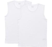 Tanktop MARVELIS, Herren, Gr. L, weiß, Jersey, Obermaterial: 94% Baumwolle, 6% Elasthan, unifarben, körpernah, Rundhals, Tops Tanktop (19509044-L) weiß