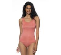 Tanktop MEY "SERIE EMOTION", Damen, Gr. 36, pale macaron, Feinripp, Obermaterial: 50% Viskose, 46% Polyamid, 4% Elasthan, figurbetont hüftbedeckend, Rundhals, Tops Tanktop, ohne Seitennähte, breite Tr