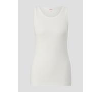 Tanktop mit Rippstruktur 44 creme 2142121.0210.44
