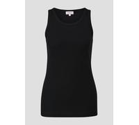 Tanktop mit Rippstruktur 46 schwarz 2142121.9999.46