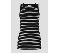 Tanktop mit Rippstruktur 46 schwarz 2142121.99H2.46