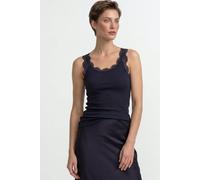 Tanktop mit Spitze S midnight blue