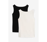 Tanktop mit U-Boot-Ausschnitt (2er Pack) 48/50 (XL)
