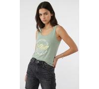 Tanktop O'NEILL "O'NEILL GRAPHIC TANKTOP", Damen, Gr. M (38), grün (marble arch), Obermaterial: 100% Baumwolle, Tops Tanktop, ärmelloses Tanktop-Design, aus Baumwolle, sportliche Schnittform (91878849