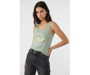 Tanktop O'NEILL "O'NEILL GRAPHIC TANKTOP", Damen, Gr. M (38), grün (marble arch), Obermaterial: 100% Baumwolle, Tops Tanktop, ärmelloses Tanktop-Design, aus Baumwolle, sportliche Schnittform (91878849