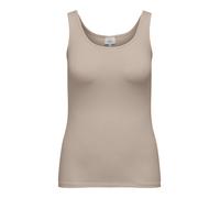 Tanktop ONLY CARMAKOMA "CARTIME TANK TOP JRS NOOS", Damen, Gr. S, pure cashmere, Jersey, Obermaterial: 95% Baumwolle, 5% Elasthan, unifarben, regular fit normal, Rundhals, Tops Tanktop (71287960-S) pu