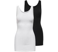 ONLY Female Tanktop Lange Basic SBlack/Black