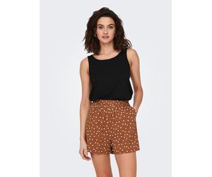 Tanktop ONLY "ONLMOSTER S/L TANK TOP JRS NOOS", Damen, Gr. XS (34), schwarz, Jersey, Obermaterial: 75% Viskose, 20% Polyester, 5% Elasthan, unifarben, regular fit normal, Rundhals, Tops Tanktop (68743