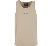 Tanktop PEQUS "PEQUS PEQUS Island Defender Tank Top", Herren, Gr. L, humus, 100% Baumwolle, bedruckt, slim fit, Tops Tanktop (81594129-L) humus