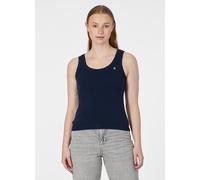Tanktop RAGWEAR "AGGY", Damen, Gr. M, navy, Jersey, Obermaterial: 100% Baumwolle, unifarben, normal, Rundhals, Tops Tanktop, Aus Baumwolle mit kleinen Herzchen als Lockstickerei (63793813-M) navy