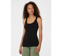 Tanktop RAGWEAR "FLLOUKIA GOTS", Damen, Gr. XL, schwarz, Jersey, Obermaterial: 100% Baumwolle, unifarben, normal, Rundhals, Tops Tanktop, Bestseller aus Single Jersey mit softem Finish und Knöpfen (24