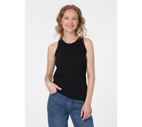 Tanktop RAGWEAR "JULYANA SLUB", Damen, Gr. L, schwarz, Jersey, Obermaterial: 100% Baumwolle, unifarben, normal, Rundhals, Tops Tanktop, Baumwolle in wolkiger Optik mit Logodetail hinten (21694714-L) s