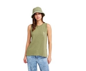 Tanktop ROXY "Better Days", Damen, Gr. XS, olivgrün, Obermaterial: 60% Baumwolle, 40% Polyester., Tops Tanktop (22637334-XS) olivgrün