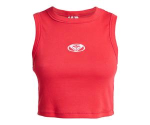 Tanktop ROXY "Iconic Days", Damen, Gr. L, hibiscus, Obermaterial: 95% Walkfrottier, 5% Elasthan;, Tops Tanktop (26054036-L) hibiscus