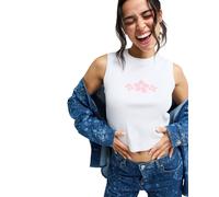 Tanktop ROXY "Iconic Days", Damen, Gr. L, weiß, Obermaterial: 95% Walkfrottier, 5% Elasthan;, Tops Tanktop (26760224-L) weiß