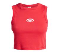 Tanktop ROXY "Iconic Days", Damen, Gr. S, rot (hibiscus), Obermaterial: 95% Baumwolle, 5% Elasthan., Tops Tanktop (26054036-S) hibiscus