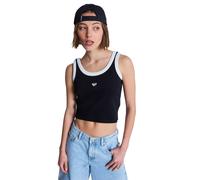 Tanktop ROXY "Keep It Cool", Damen, Gr. S, anthrazit, Obermaterial: 95% Walkfrottier, 5% Elasthan;, Tops Tanktop (84558239-S) anthrazit