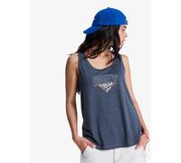 Tanktop ROXY "VL SURFCLASHORT SLEEVEIC TANK", Damen, Gr. S (36), anthrazit, Obermaterial: 65% Polyester, 35% Viskose, Tops Tanktop (64189555-S) anthrazit