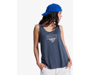 Tanktop ROXY "VL SURFCLASHORT SLEEVEIC TANK", Damen, Gr. S (36), anthrazit, Obermaterial: 65% Polyester, 35% Viskose, Tops Tanktop (64189555-S) anthrazit