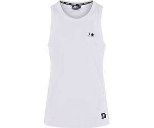 Tanktop STARTER BLACK LABEL "Starter Black Label Starter Rib Tank Top", Herren, Gr. S, weiß, 95% Baumwolle, 5% Elasthan, normal, Tops Tanktop (73176326-S) weiß
