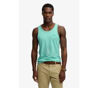 Tanktop SUPERDRY "ESSENTIAL LOGO VEST UB", Herren, Gr. XL, skate mint, Single Jersey, Obermaterial: 100% Baumwolle, unifarben, slim fit normal, Rundhals, Tops Tanktop (94132457-XL) skate mint