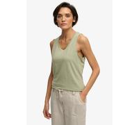Tanktop SUPERDRY "SCOOP NECK TANK", Damen, Gr. XL, dusty sage, Jersey, Obermaterial: 60% Baumwolle, 40% Lyocell, unifarben, regular fit normal, Rundhals, Tops Tanktop, Baumwollmischung, regular fit (9