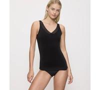Tanktop TRIUMPH "Feel of Modal Tank Top", Damen, Gr. XS, schwarz, Single Jersey, Obermaterial: 87% Modal, 13% Elasthan, figurbetont hüftbedeckend, Rundhals, Tops Tanktop, sehr weich (99051222-XS) schw