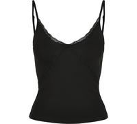 Urban Classics Ladies Lace 90´s Top in Gr. XXL in Schwarz
