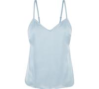 Tanktop URBAN CLASSICS "Urban Classics Damen Ladies Viscose Satin Slip Top", Damen, Gr. M, oceanblau, 100% Viskose, unifarben, normal, Rundhals, Tops Tanktop (14078856-M)