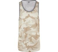 Urban Classics Camo Mesh Tank Tops in Gr. L in Camouflage