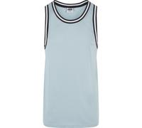 Urban Classics Herren Tank Top Mesh Tanktop, lässiges Tank Top für Männer, Rundhals, Loose Fit, Polyester-Mesh, oceanblue, 4XL