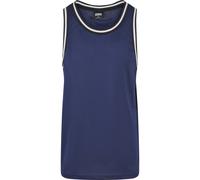 Urban Classics Herren Mesh Tanktop Rundhals Loose Fit Polyester-Mesh Dunkelblau L