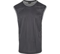 Urban Classics Striped Mesh Tanktop Tank-Top schwarz weiß in M