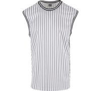Urban Classics Herren Tank Top Striped Mesh Tanktop, gestreiftes Tank Top für Männer, Regular Fit, Polyester-Mesh, erhältlich in Größen S - 5XL