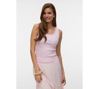 Tanktop VERO MODA "VMCHLOE SL SHORT TANK TOP NOOS", Damen, Gr. S, pink, a, boo, Jersey, Obermaterial: 95% Baumwolle, 5% Elasthan, unifarben, relaxed fit normal, tiefer Rundhals, Tops Tanktop, Baumwoll