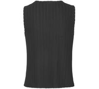 Tanktop VIVANCE "aus kuscheliger Rippware mit flauschigem Griff", Damen, Gr. 44/46, schwarz, Jersey, Obermaterial: 94% Polyester, 6% Elasthan, unifarben, figurumspielend hüftlang, Rundhals, Tops Tankt