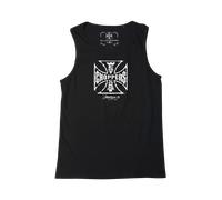 Tanktop West Coast Choppers Worn Cross Wifebeater Schwarz3XL Schwarz