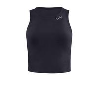 Winshape Damen Functional Comfort Cropped Tanktop Aet136c Trägershirt Cami Shirt, Schwarz, XXL EU