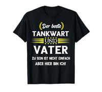 Tankwart Vater Tankstelle Papa Diesel Tanken Spruch T-Shirt