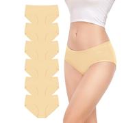 TANSTC Baumwoll Unterwäsche Damen, Slip Damen Hipster Stretch