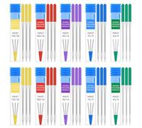 Tanstic 30Pcs Sewing Machine Needles, Universal Regular Point Sewing Machine Needles Compatible with Singer, Brother, Janome, Varmax, Sizes HAX1 65/9, 75/11, 90/14, 100/16, 110/18