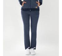 TAO Sportswear Lange Damen Jogginghose FLEUR aus Bio-Baumwolle Blau 40